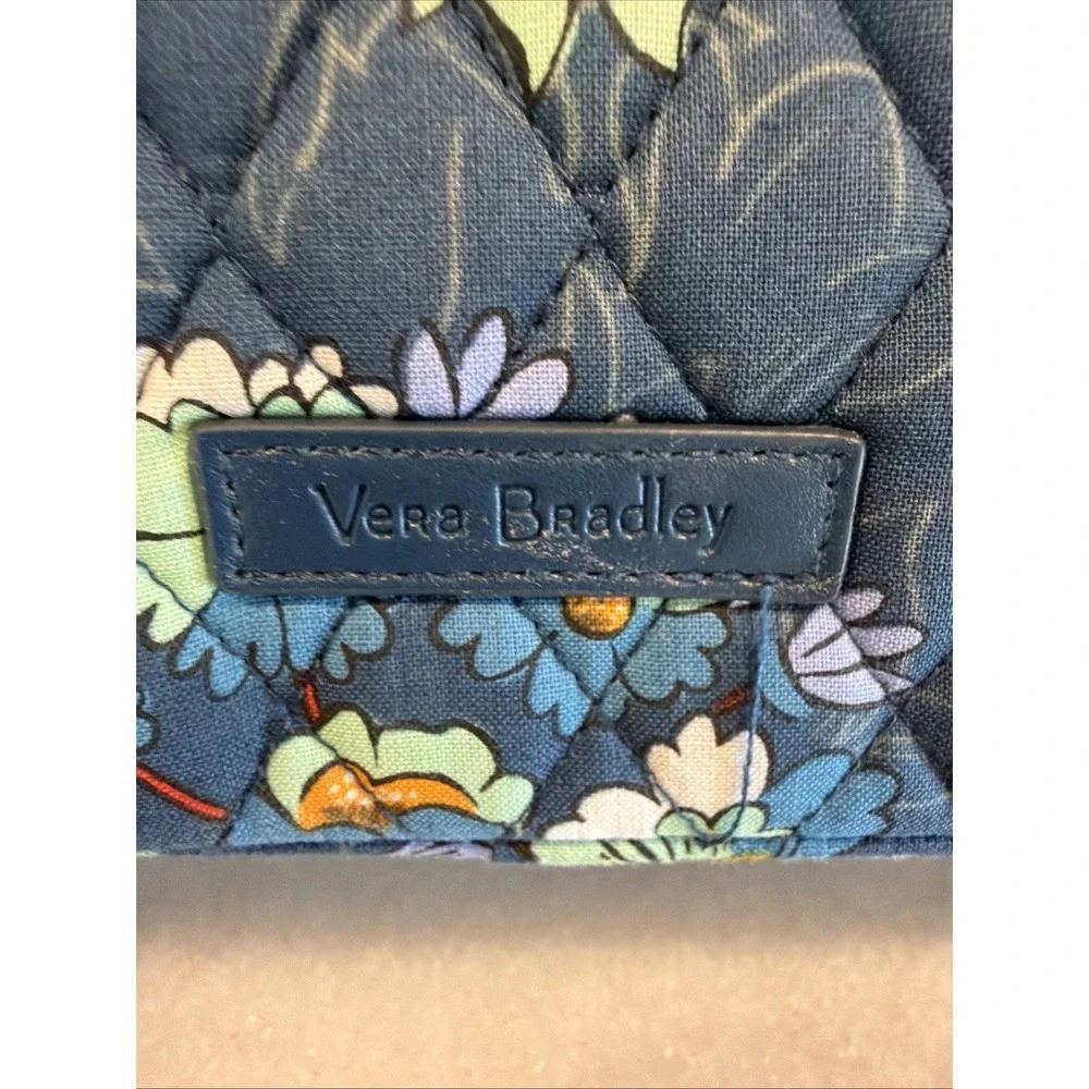 Vera Bradley FLORAL BURSTS Large 10.5 X 7